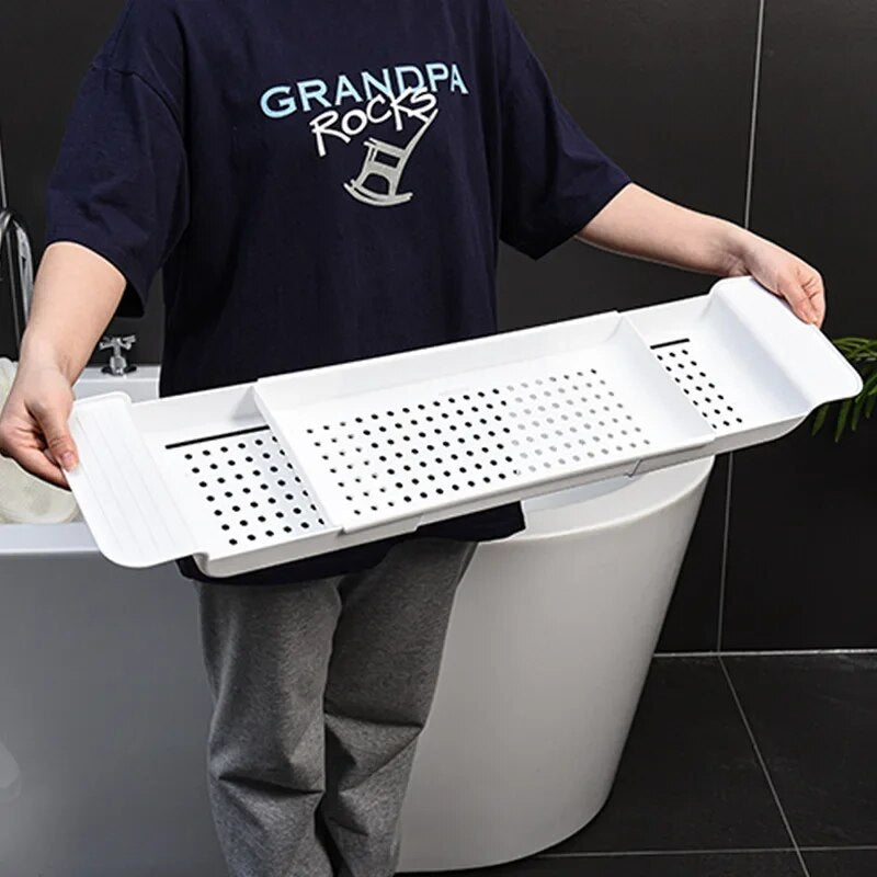 Extendable Bathtub Tray